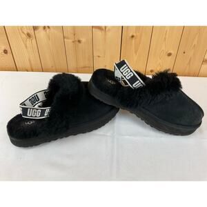 Ugg Black Slippers, Black- Women's Size 6